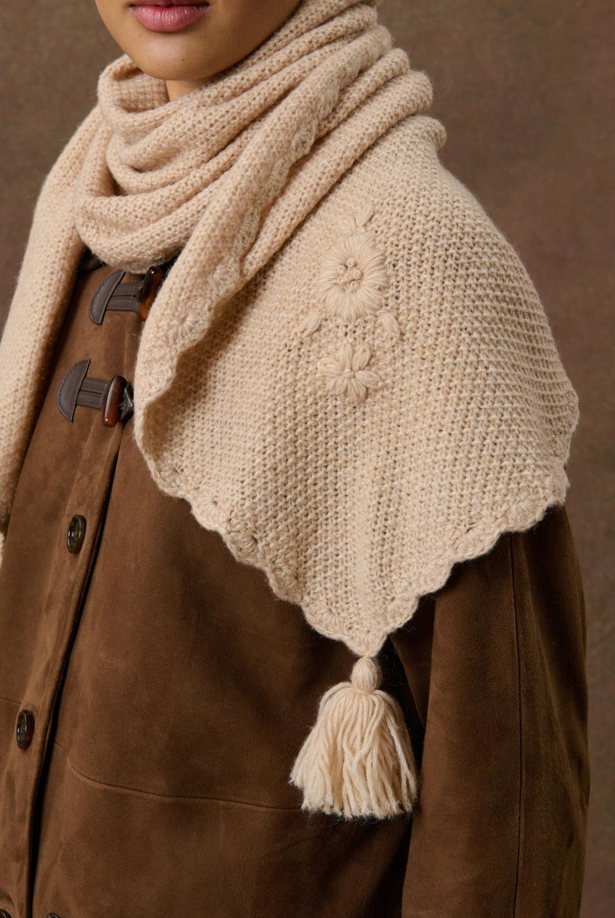Pompon Scarf